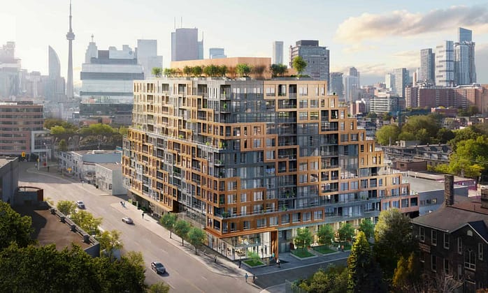 Midrise Condo 2+1 Bedrooms Unit Assignment in Downtown Toronto Corktown Neighborhood